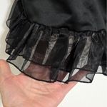 Pretty Little Thing PTL  Black Shell Frill Cup Corset Bodycon Dress Size 12 NEW Photo 12