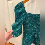 CROSBY by Mollie Burch  Smocked Top with Puff Sleeves Size Small Photo 1