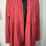 Self Esteem  Coral Long Sleeve Cardigan Size XL EUC Photo 0