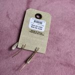 Anthropologie Gold Silver Sparkle Rhinestone Pave Teardrop Threader Earrings Photo 6