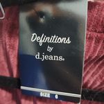 Definitions Pants Womens‎ Size 6 Burgundy Ribbed Stretch Lounge Casual Red Photo 6