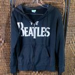 Vintage 2005 Apple Label The Beatles Hoodie Full Zip Size S Black Photo 0