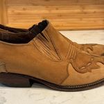 Guess by Marciano Vintage GUESS Georges Marciano LEATHER BROWN WESTERN Mule Bootie statement rodeo Photo 4