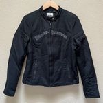 Harley Davidson Women’s Biker Zip Up Jacket Size M Photo 0