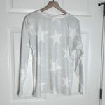 Exclusive Heart Long Sleeve Star Print Top Gray Size L Photo 4