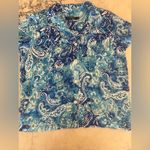 New Women’s Lauren Ralph Lauren Paisley Jersey Capri Sleep Set
Pajamas Large Blue Photo 3