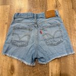 Levi's Levi’s Ribcage Denim High Rise Shorts Light Wash 25 Photo 5