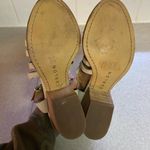 Caslon Neutral Suede Stacked Heel Minimalist Coastal Grandma Sandals Photo 5