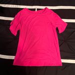 Bright pink blouse with ruffle sleeves Photo 0