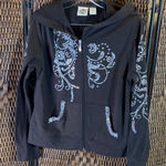 Vintage Y2K Rod’s Studded Stretchy Hoodie Size M Black Size M Photo 0