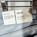 AGOLDE  Women's Riley High Rise 4 Inches inseam Slim Leg Shorts Size 32 Photo 4