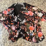 Zanzea  Floral Kimono Cardigan - Black, Pink, White Photo 3