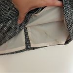Loft  Ann Taylor Academia black and White tweed formal skirt size 10 Photo 2