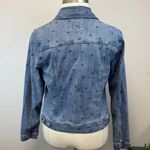 Torrid  Medium Wash Heart Denim Trucker Jacket - Size 18 (2) Photo 3