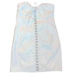 Princess Polly •  Heart of Glass leather mini dress white size 8 Photo 2