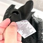 Anthropologie NWT  Eva Franco Floral Lace Strapless Mini  Black Cocktail Dress 8 Photo 6