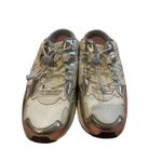 Vionic  White & Silver Metallic Leather Mule Sneakers - Comfort Shoes $140 Photo 3