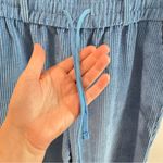 BDG  Jessie Wide Leg Corduroy Pull On Pants in Powder Blue Size XL Photo 2