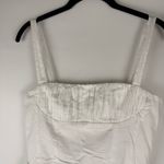 ZARA  Cream Gathered Waist Dress Photo 1