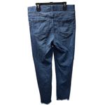 Liverpool Los Angeles The Skinny Crop Jeans Medium Wash Frayed Hem Women's 10/30 Blue Size undefined Photo 3