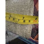 Neiman Marcus Vintage  Evening Bag Silver Beaded  Purse chain‎ strap Photo 8