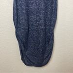 Charming Charlie Navy Blue Cowl Neck Fitted Midi Sweater Dress Size XL Photo 4