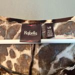 Rafaella  Leopard Print dress in Brown and Cream size large NWT Photo 1