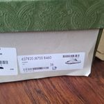 Gucci NEW Green Red Womens Chic Old Money Edgy Feminine Slide Sandals Size 38 Photo 9