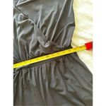 H by Halston  BLACK V-NECK JUMPSUIT SIZE LARGE Black Photo 5