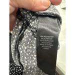 Adrianna Papell  Womens Romper Sz L Black White Pants‎ Ruffle Sleeveless Photo 5