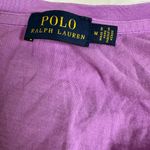 Polo  Ralph Lauren Purple SS V Neck Shirt Women's Medium Photo 4