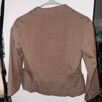 Twenty One Brown Blazer With Flowers  Photo 1
