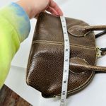 Dooney & Bourke Vintage Chocolate Brown Dome Zipper Closure Satchel Size Small Photo 15