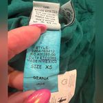 ÉTICA DIANA TOP JADE Linen blend Size XS Snap Buttons long sleeves collared NWT Blue Photo 5