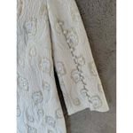 Trina Turk  Selfie Peacock Embroidered‎ Dress Size S Cream Evening Wedding $458 Photo 3