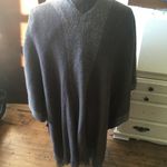 Peruvian style cashmere artsy colorful boutique ruana/wrap Gray Photo 1