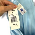 l*space L NWT Sydney Sky Blue Plunging Cutout Back One-Piece Swimsuit Size 12 Photo 7