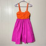 Kate Spade Twist Bodice Pink/Orange Dress Size 8 Photo 1