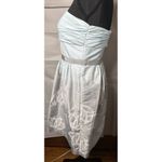 BCBG Maxazria Ombre Green and Grey Cocktail Mini Strapless Dress Size 6 Photo 7