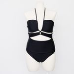 Topshop . New! Cut-out halterneck swimsuit. Photo 5