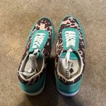 Crazy Train Turquoise Cowprint  Sneakers Photo 0