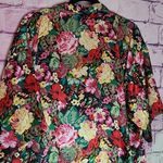 VINTAGE INTIMATE MOMENTS 90S SATIN FLORAL LONG LINE MODEST BUTTON SLEEP SHIRT Pink Size undefined Photo 8