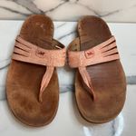 Chacos Chaco Women's Peach Leather Sansa Sandals Sz 8 Outdoors Comfort Beach Festival Photo 1