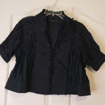 BCBGMAXAZRIA BCBGMaxazaria Black Cover Top Photo 0