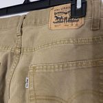 Levi's  tan cord khaki straight leg pants size 16 reg 28x28 Juniors jeans Photo 2