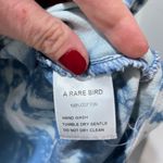 A Rare Bird Tunic Dress Pearl Snaps Button Up Jean Embellished Rhinestone Small Blue Photo 5