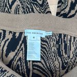 Good American Intarsia Flare Sweater Pants in Sepia Swirl NEW size 6 3X Photo 5