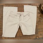 Chip & Pepper  Stella flare linen blend denim natural sz 27 NEW Photo 0