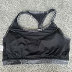 Reebok Small Black White Grey Racerback Sports Bra Photo 4