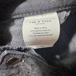 Rag and Bone Serena Wide Leg Crop Jeans 27 Black High Waist Minimalist EUC Stretch Photo 8